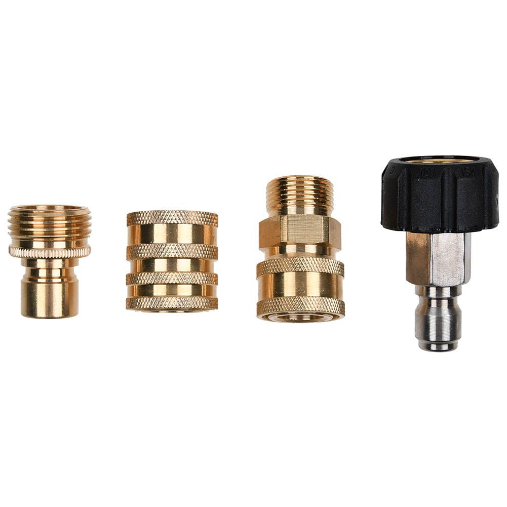 8x Hochdruckreiniger-Adapter-Set M22 schwenkbar auf 3/8 Zoll