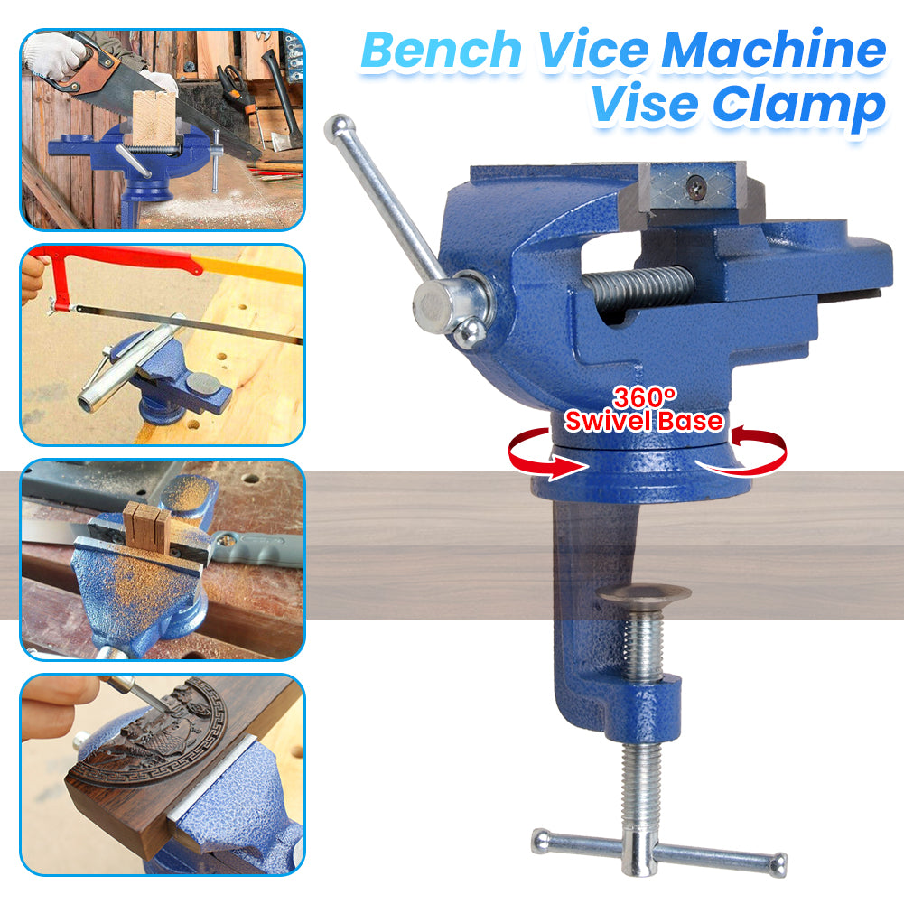 Mini Schraubstock 60mm drehbar 360°