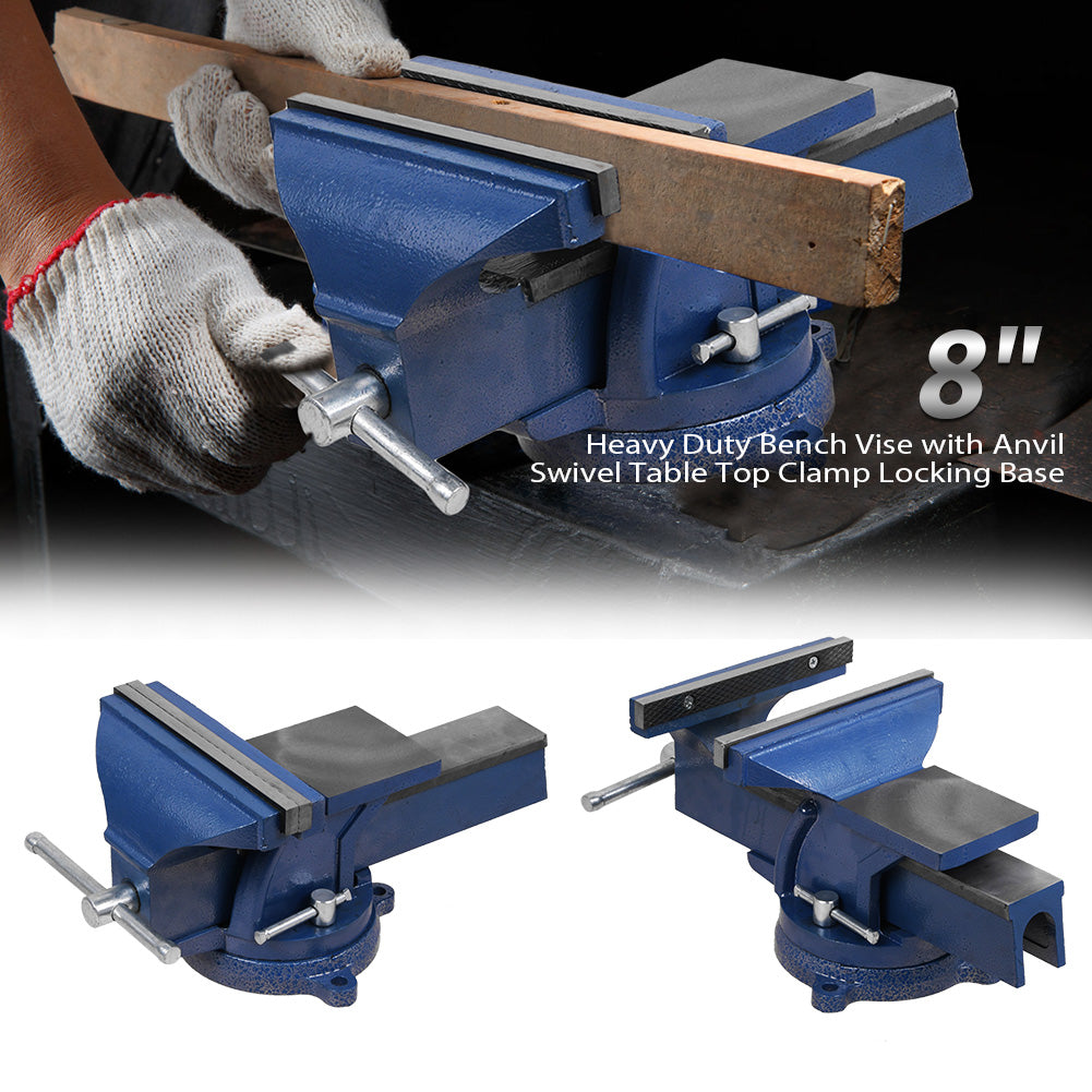 Parallel Schraubstock 200 mm 8" für Werkbank 12,5 kg Amboss