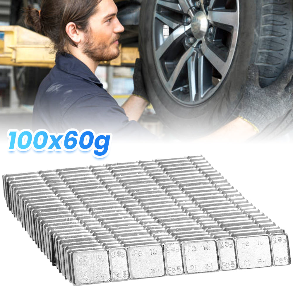 100x Klebegewichte 6KG Kleberiegel Auswuchtgewichte Riegel 5g*4+10g*4
