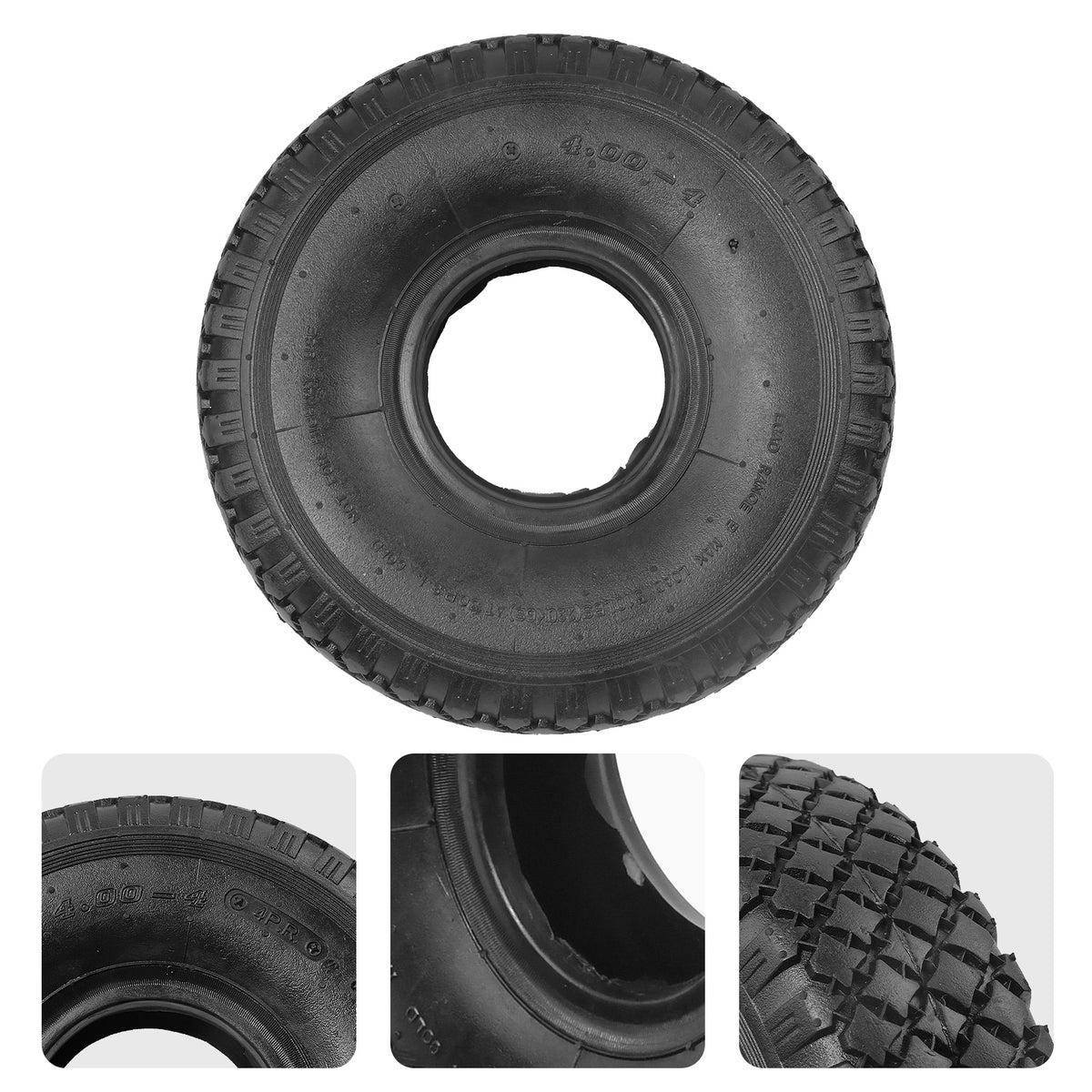 2xReifenmantel 11x4.00-4 4pr Rasentraktor