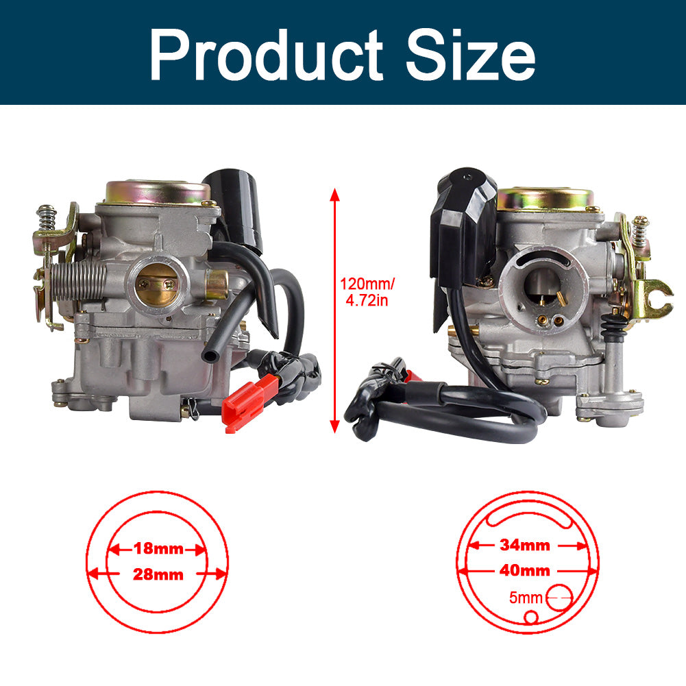 Motorrad Roller Vergaser für Rex RS 400/RS 450/RS 460/GY6 50/GY6