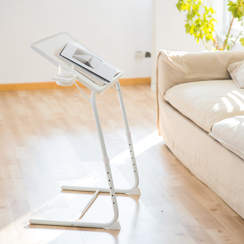 Beistelltisch, Couchtisch C Form, 6 Höhen und 3 Neigungswinkeleinstellungen