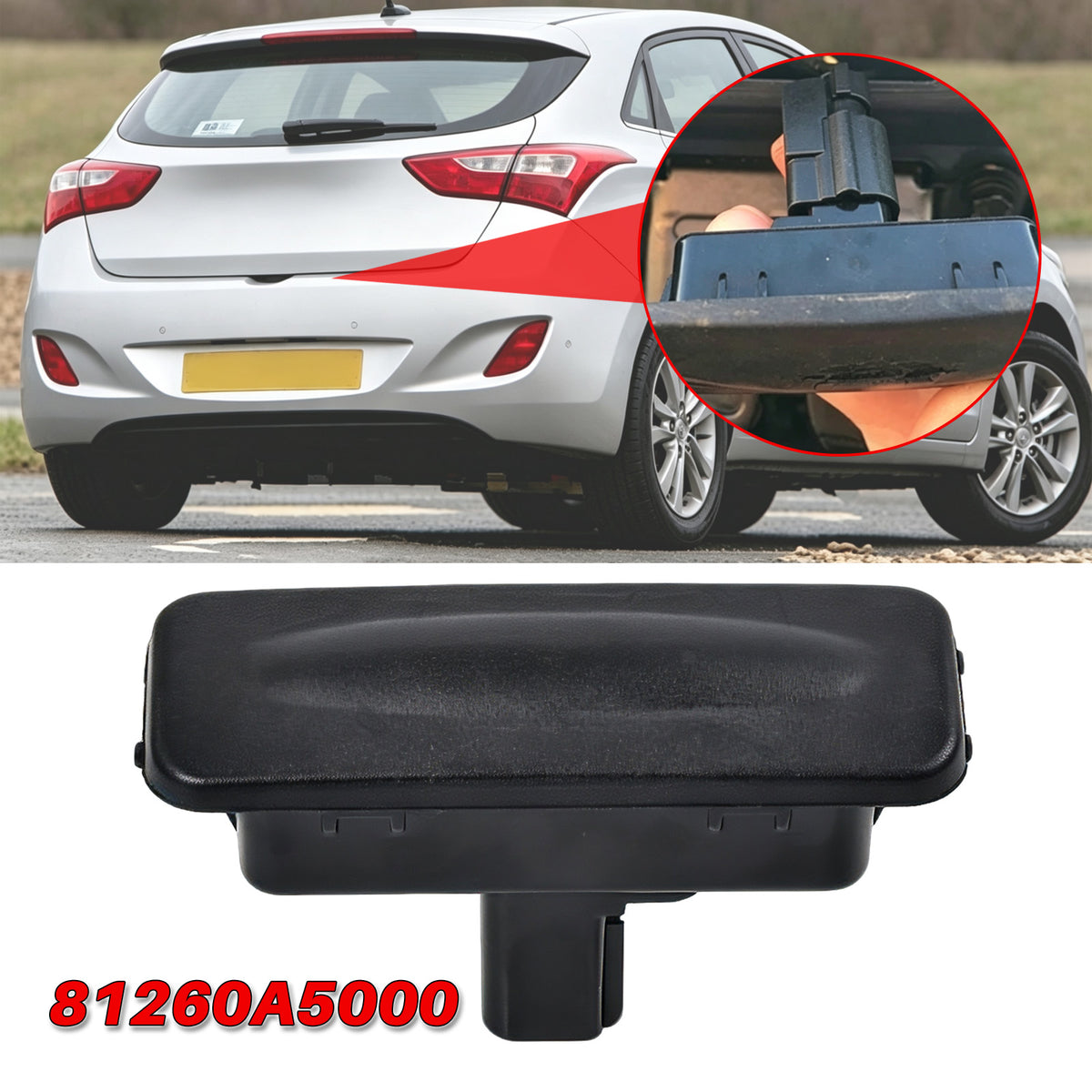 Türgriff Heckklappe Schalter Für Hyundai i30 GD Schrägheck Hatchback