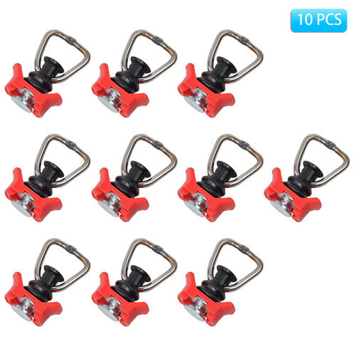 10 Stück Endbeschlag Airline Fitting Single Stud Airlinebeschlag