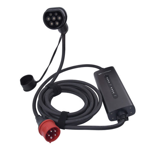 11kW EV Ladekabel Typ 2 auf Schuko 6-16A 7 M Mobile Wallbox Ladegerät