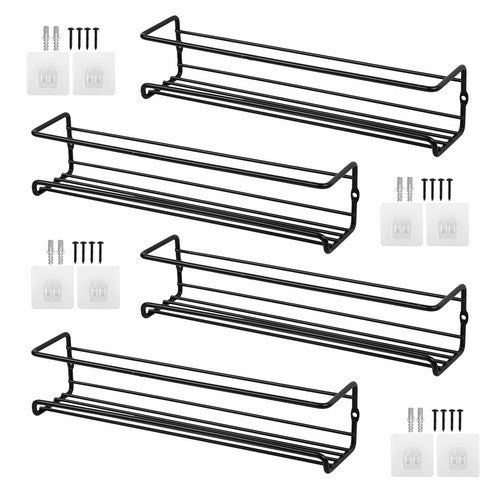 4 Set Gewürzregal Gewürzgläser Gewürzständer Gewürzstreuer