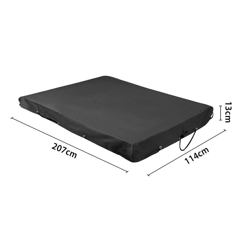 Anhängerplane Flachplane 207*114*13 cm PVC PLANENMATERIAL für PKW Hänger