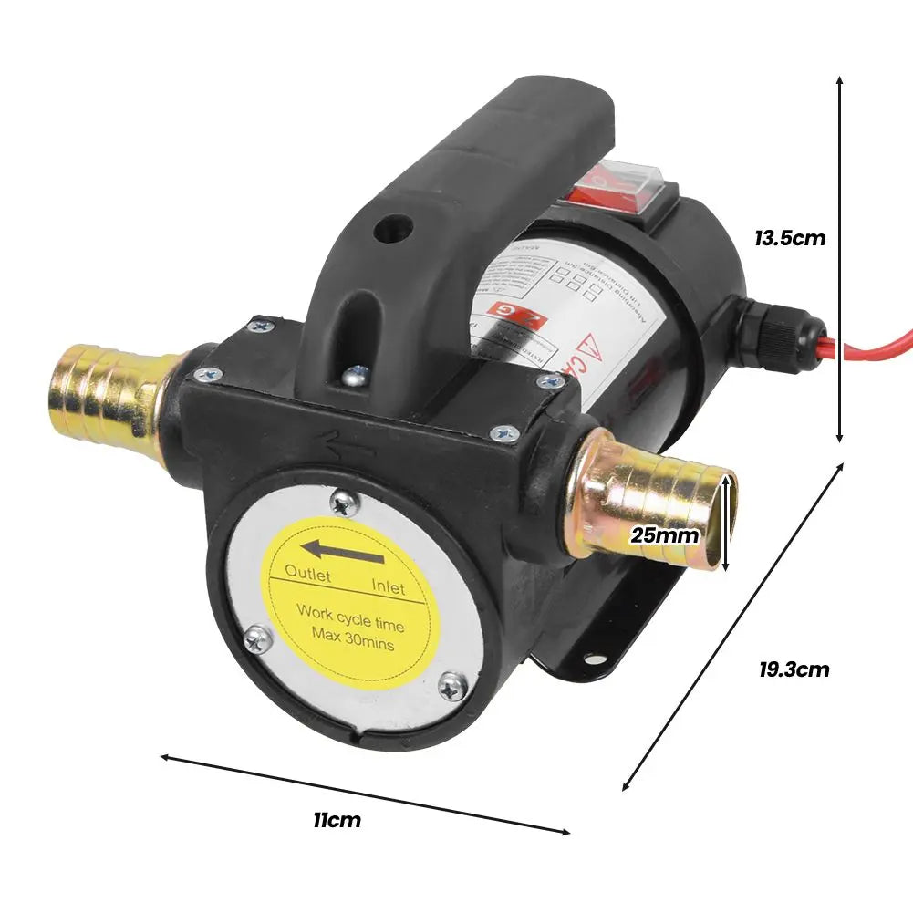 12V 260W Ölabsaugpumpe Dieselpumpe Ölpumpe Heizölpumpe Kraftstoffpumpe