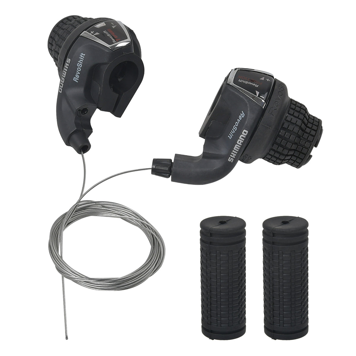 Fahrrad Schalthebel Set für Shimano 7Gang 3 x 7-fach Drehgriffschalter