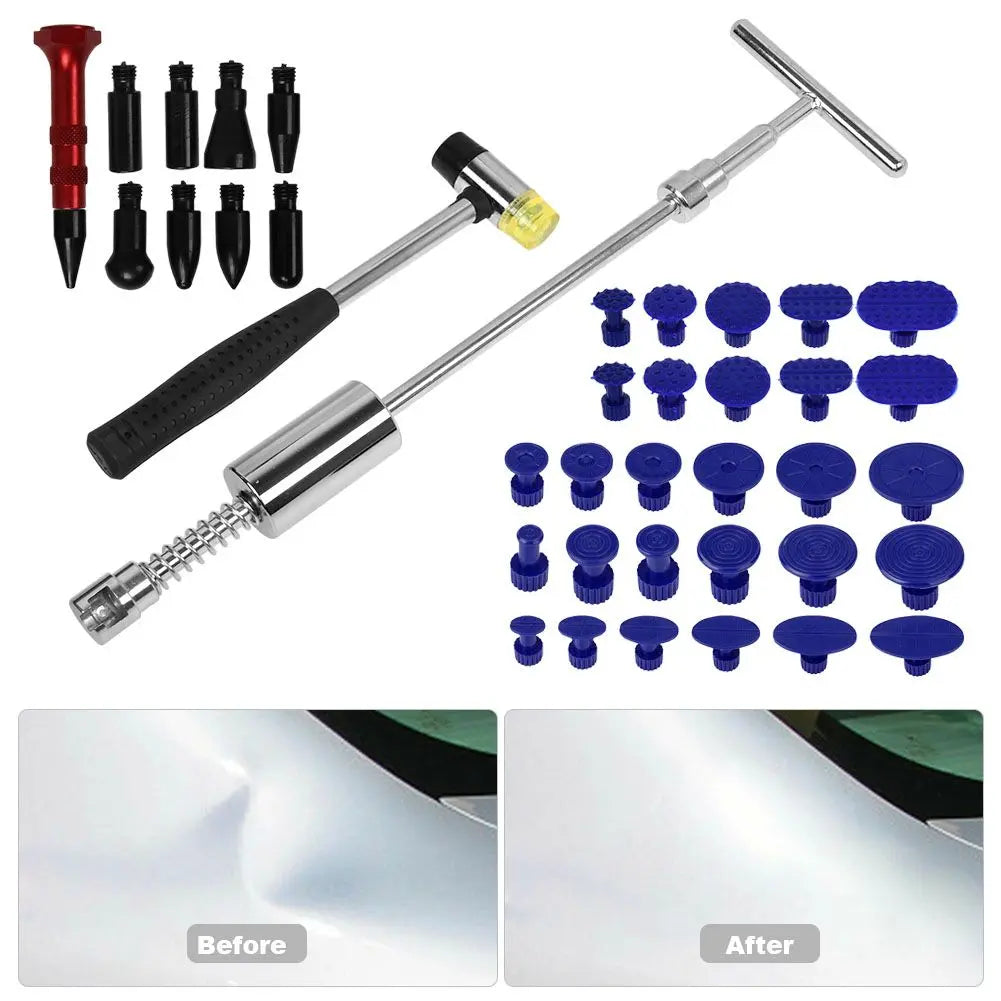 Auto Dellenlifter Ausbeulwerkzeug T Bar Hage Körper Ausbeul Reparatur Set