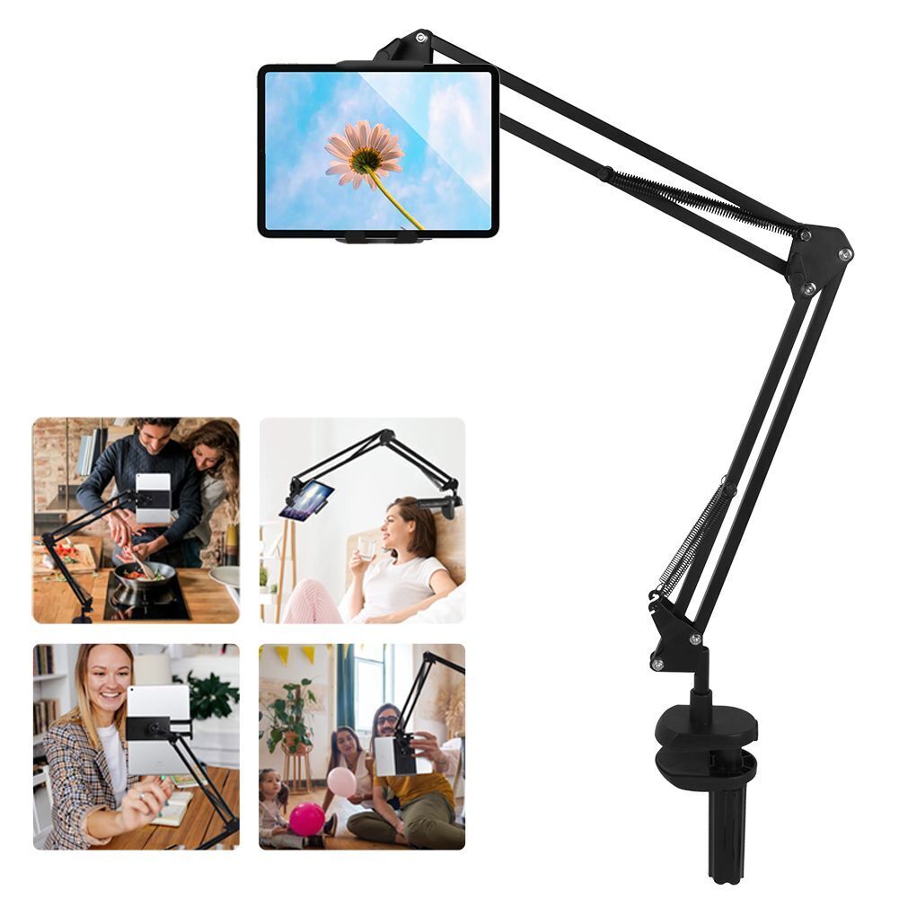 Verstellbar Halterung Tisch Bett Ständer für 4-12,9 Zoll iPad Handy Tablets