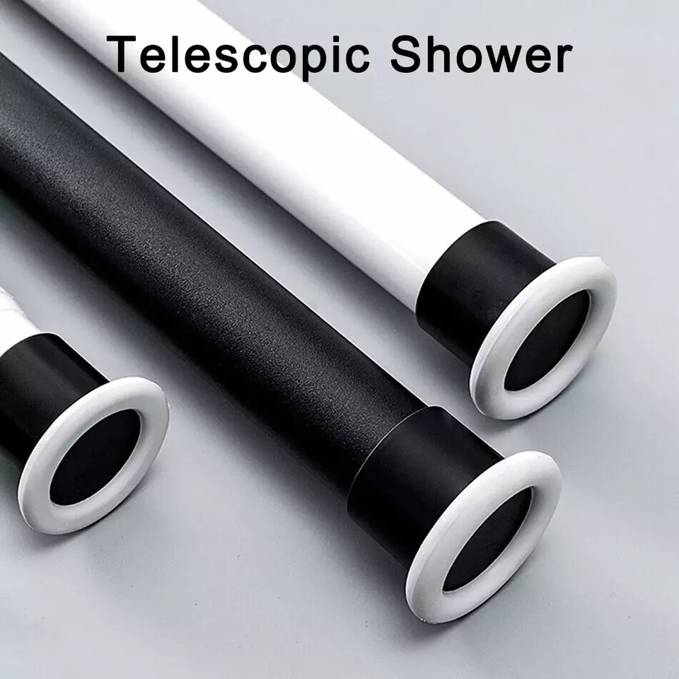 70-310cm Teleskopstange Edelstahl Ohne Bohren Duschvorhangstange
