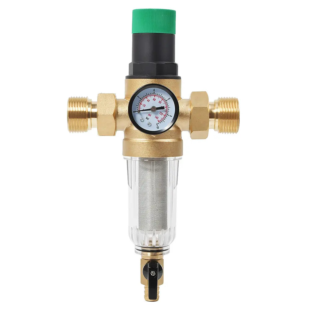 Rückspülfilter mit Druckminderer 1" Vorfilter Wasserfilter Wasserreiniger