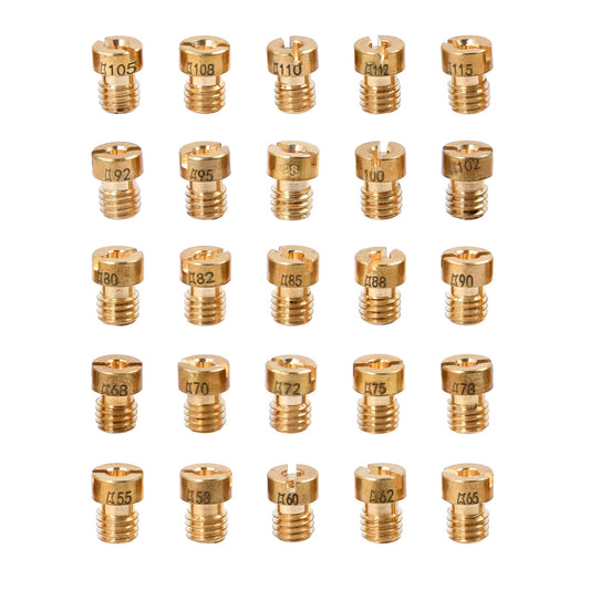 25x Hauptdüse 55-115 M5 für Dellorto Vergaser