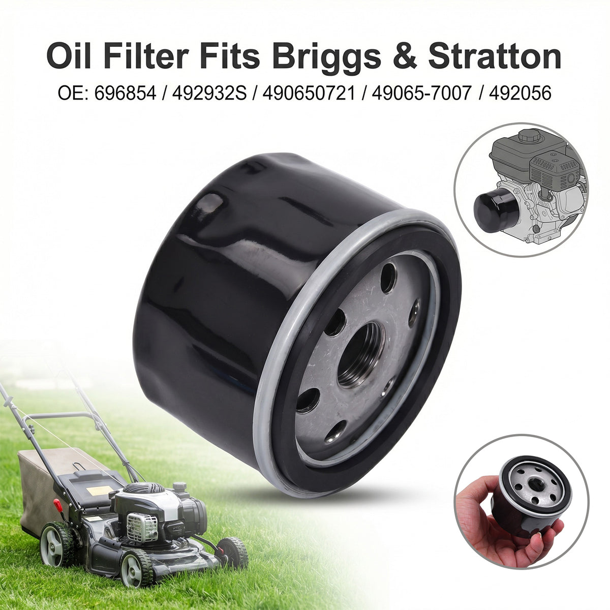 Ölfilter für Briggs & Stratton 492932 492932S 696854