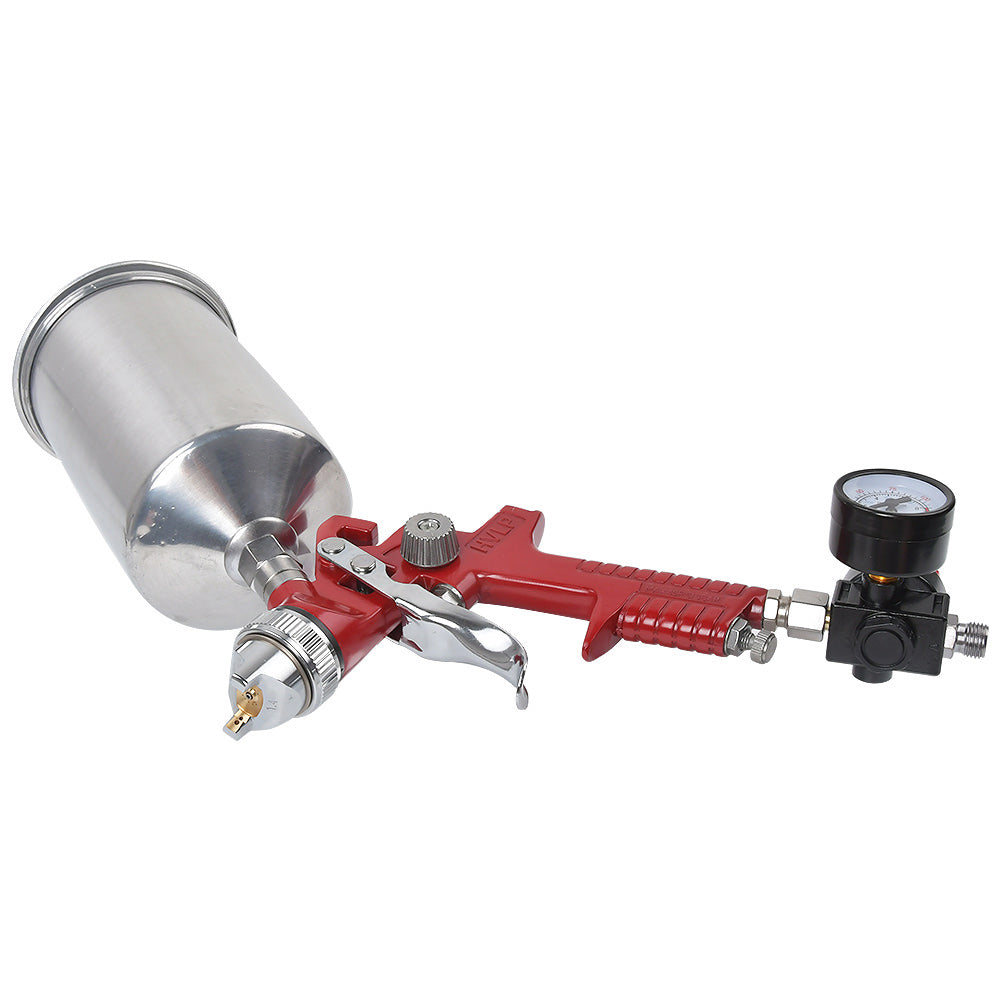 1L HVLP Lackierpistole Druckluft Spritzpistole Sprühpistole Düse