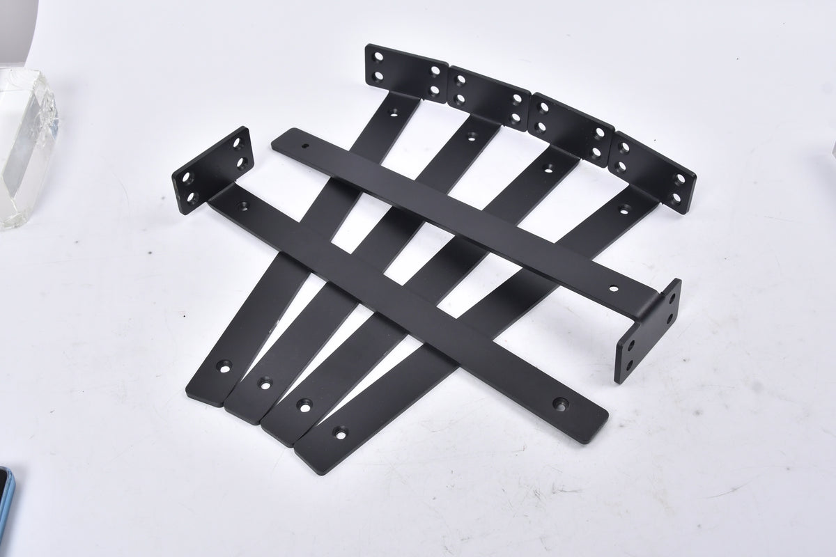 6x Regalwinkel Regalhalter L-förmige Wandregalhalterung