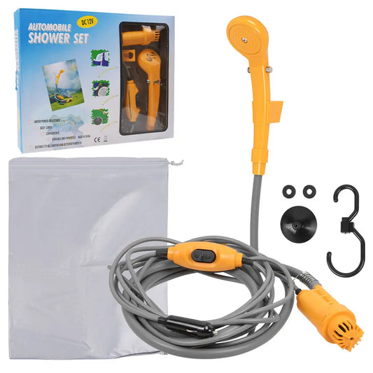 Campingdusche Gartendusche Außendusche 12V Handbrause Outdoor Garten