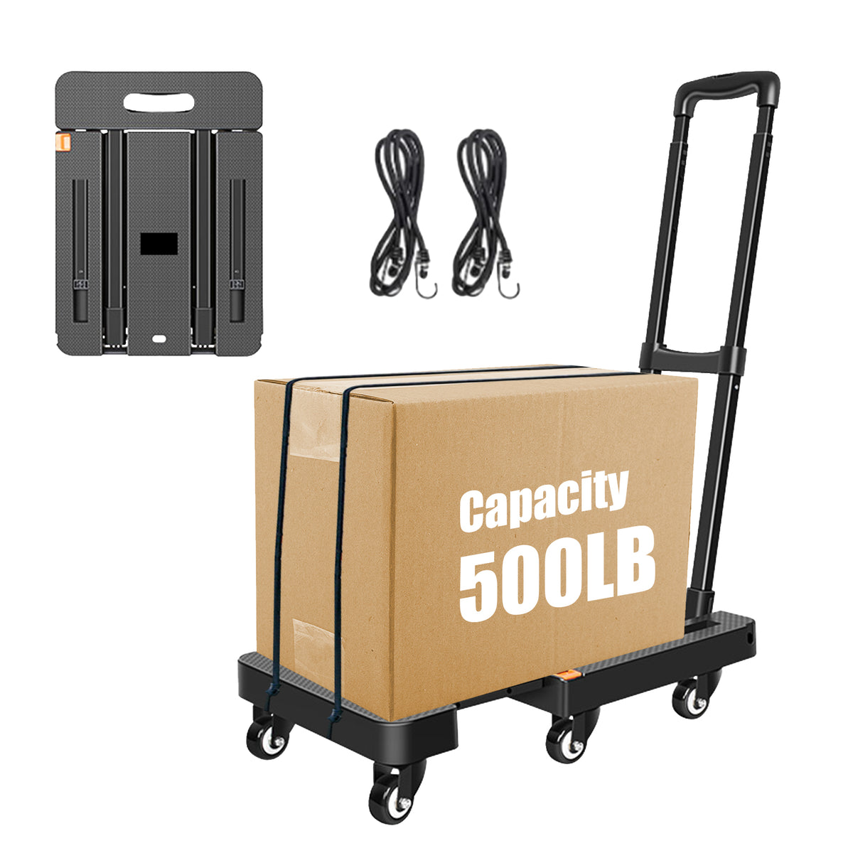 Sackkarre Klappbar, Transportwagen 200KG, Sackkarren Klappbare