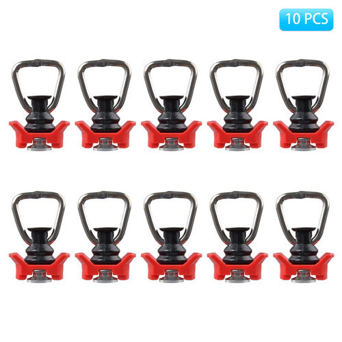 10 Stück Endbeschlag Airline Fitting Single Stud Airlinebeschlag