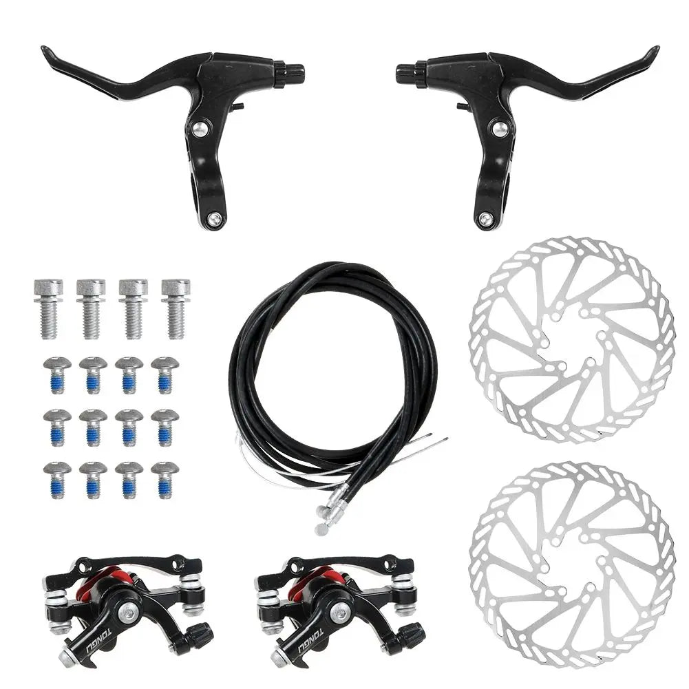 Fahrrad Scheibenbremse Set mechanische Scheibe vorne hinten MTB Bremsscheibe