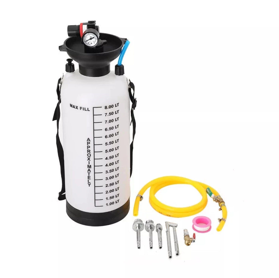 8L Getriebeöl Einfüllgerät Öleinfüllgerät Öl einfüllen+5 Adapter