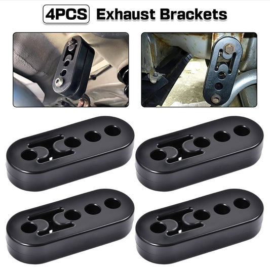 4 Stück Universal PU Auspuff Halter Verstärkt Auspuffhalterungen