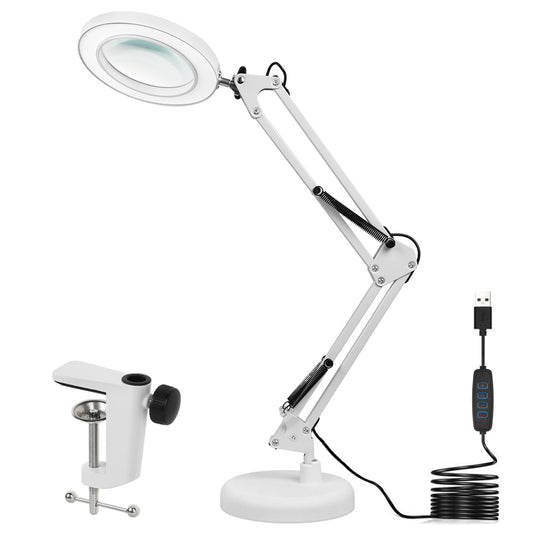 72LED Lupenleuchte 8X Dioptrien Arbeitsleuchte Lupenlampe Lupe Licht
