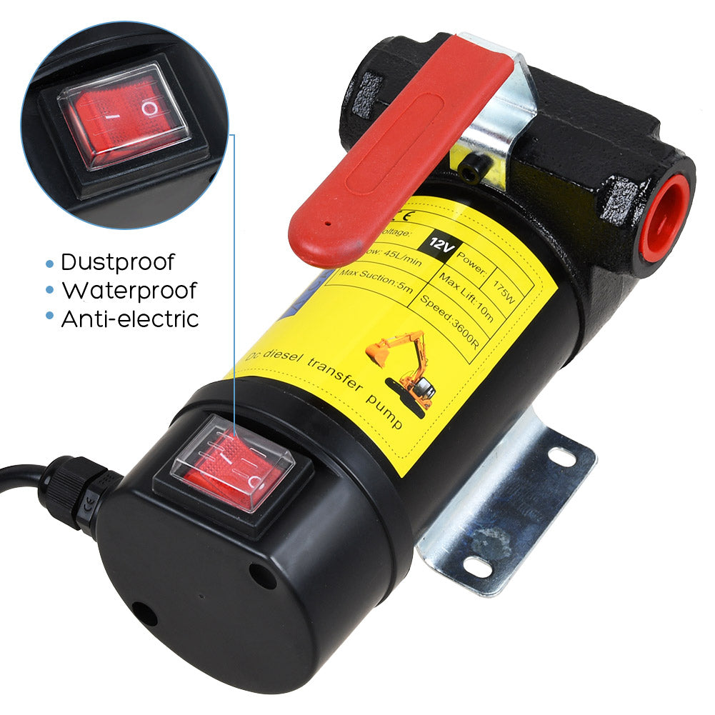 12V Ölabsaugpumpe Dieselpumpe Ölpumpe Kraftstoffpumpe Ölwechsel