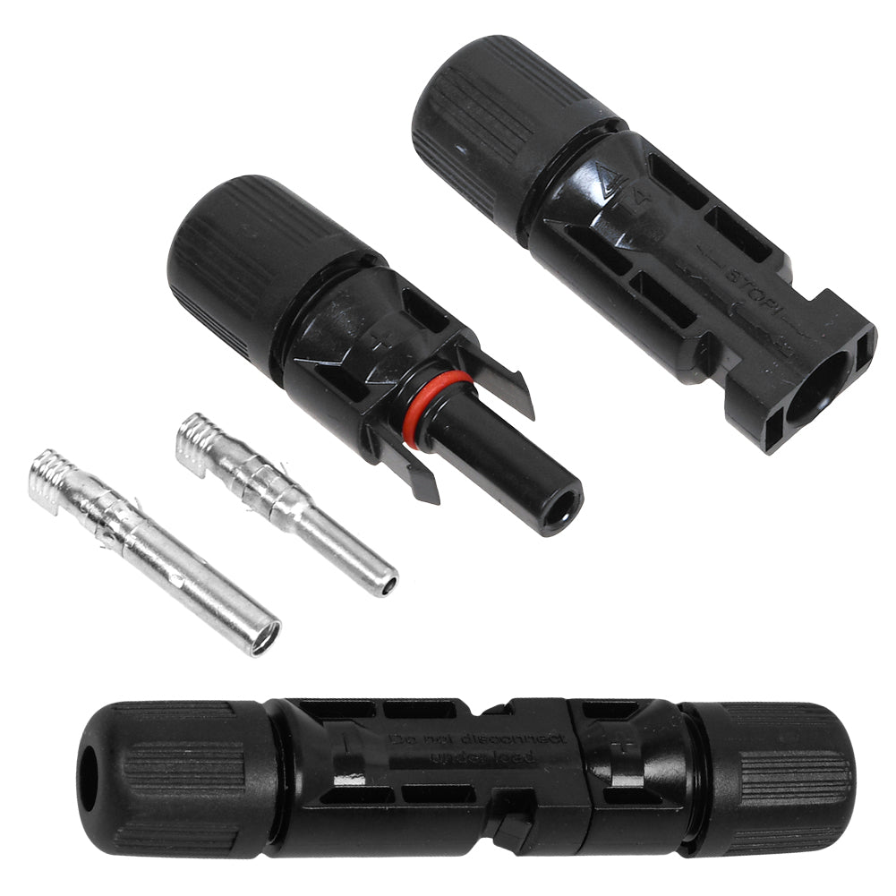 20x Solarstecker Solar Buchse + Stecker Kupplung Kabel Buchse 2,5-6 mm²