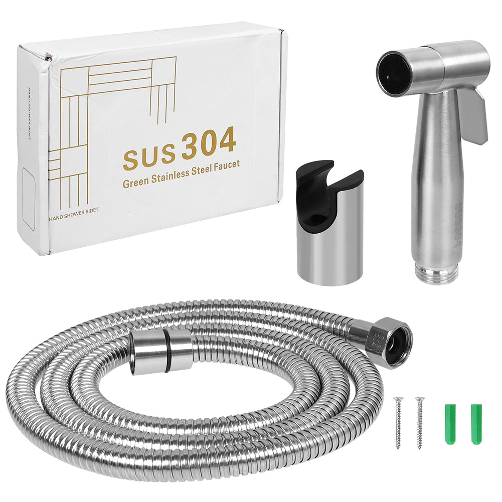 Bidet Brause & Halter Edelstahl WC Hand Duschkopf Intim Hygiene