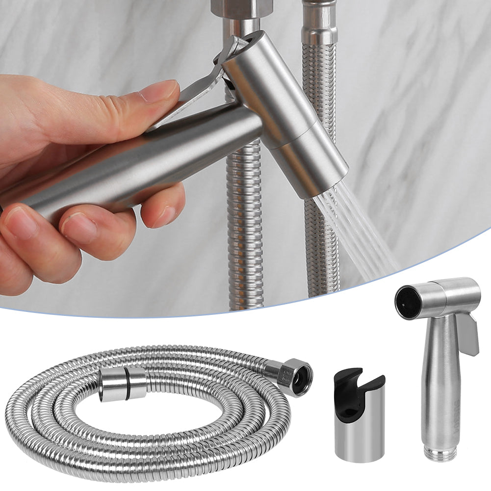 Bidet Brause & Halter Edelstahl WC Hand Duschkopf Intim Hygiene