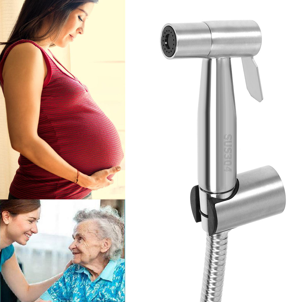 Bidet Brause & Halter Edelstahl WC Hand Duschkopf Intim Hygiene