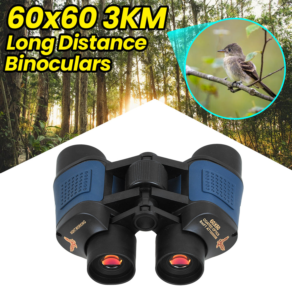 60x60 HD Fernglas Feldstecher 3KM Nachtsicht