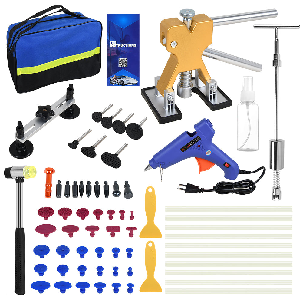 66Tlg. Ausbeulwerkzeug Auto Beulen Reparatur Set Dellenlifter