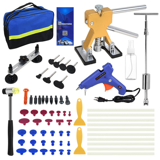 66Tlg. Ausbeulwerkzeug Auto Beulen Reparatur Set Dellenlifter
