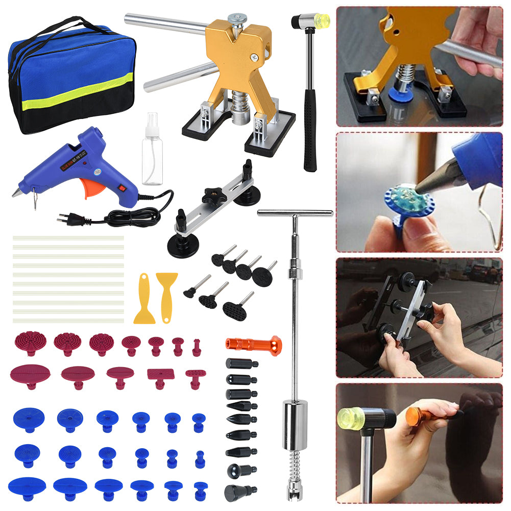 66Tlg. Ausbeulwerkzeug Auto Beulen Reparatur Set Dellenlifter