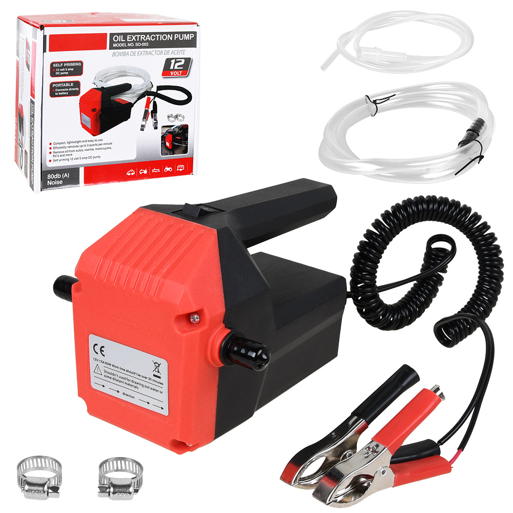 Ölpumpe 12V kräftiger Motor ÖL Wechsel Öl-Absaugpumpe 60w