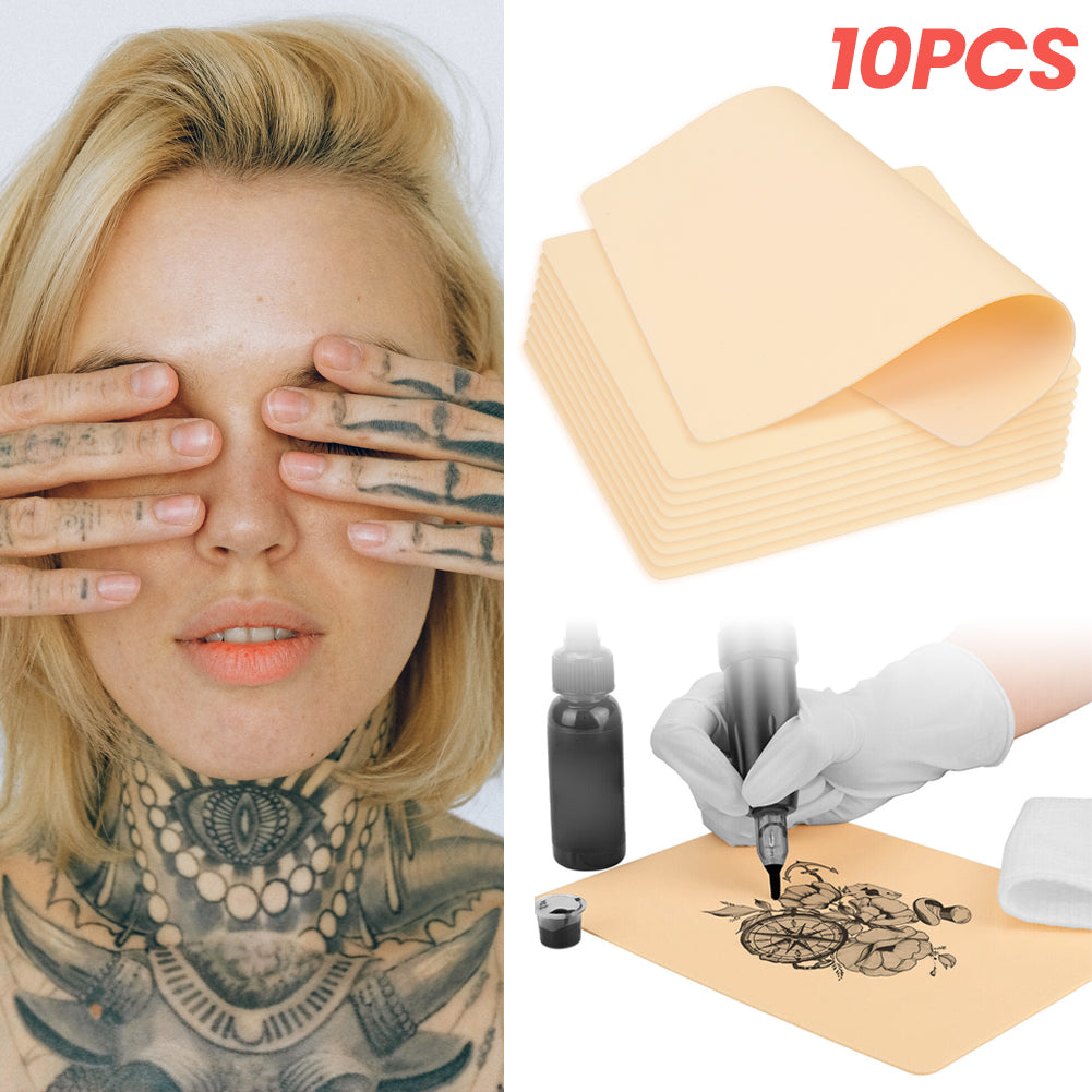 10x Tattoo Übungshaut blanko Übungshäute Kunsthaut