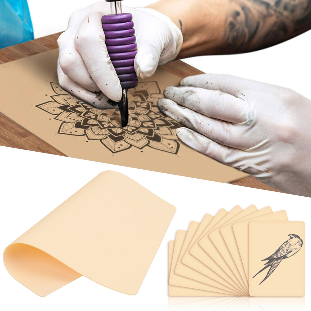 10x Tattoo Übungshaut blanko Übungshäute Kunsthaut