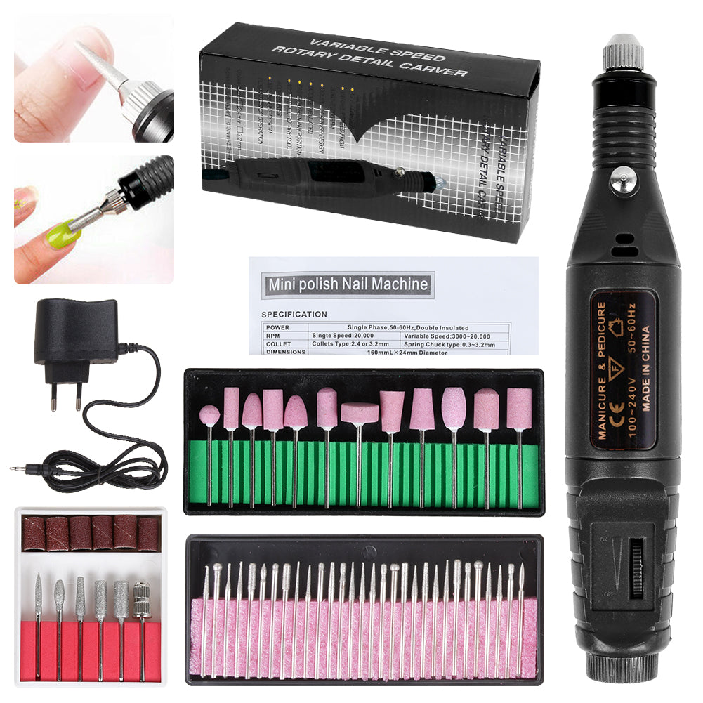 56 Stück Maniküre Profi Elektrisch Nail Art Nagelfräser Nagelfeile