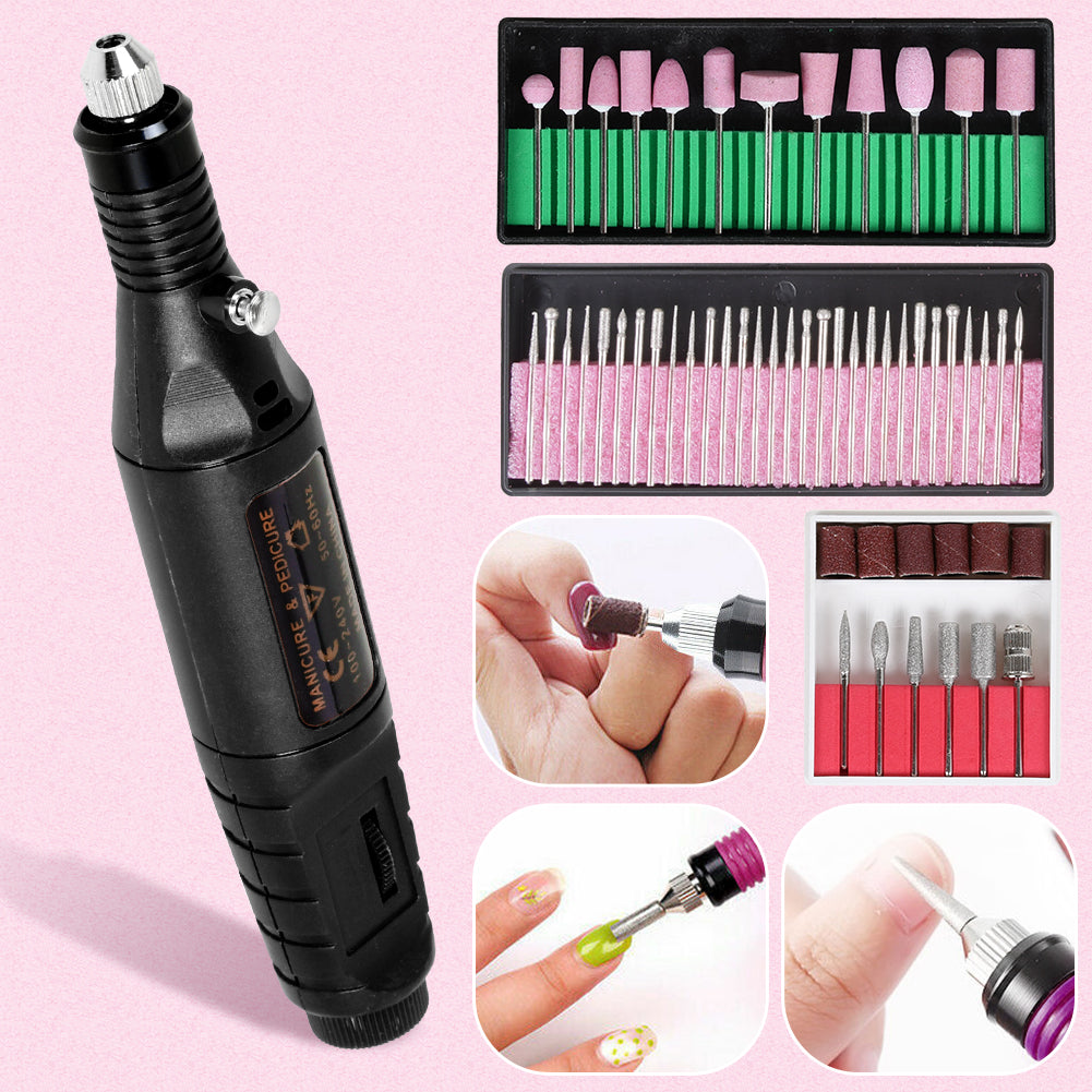 56x Maniküre Profi Elektrisch Nail Art Nagelfräser Nagelfeile Set