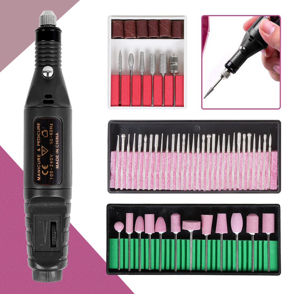 56 Stück Maniküre Profi Elektrisch Nail Art Nagelfräser Nagelfeile