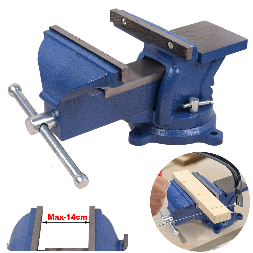 Schraubstock Amboss 360° drehbar Drehteller Werkbank