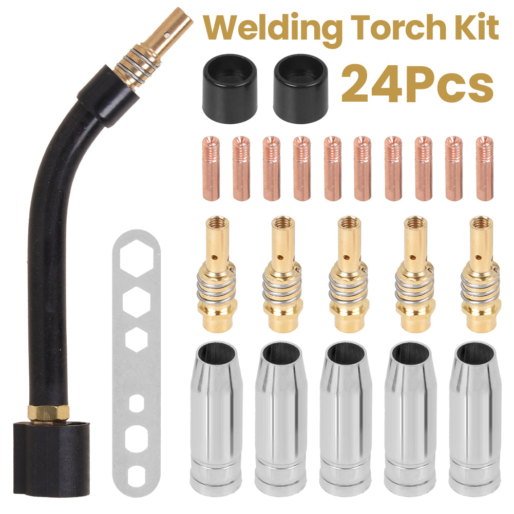 24tlg Verschleissteile Set MB15/150 Stromdüse Gasdüse MIG/MAG