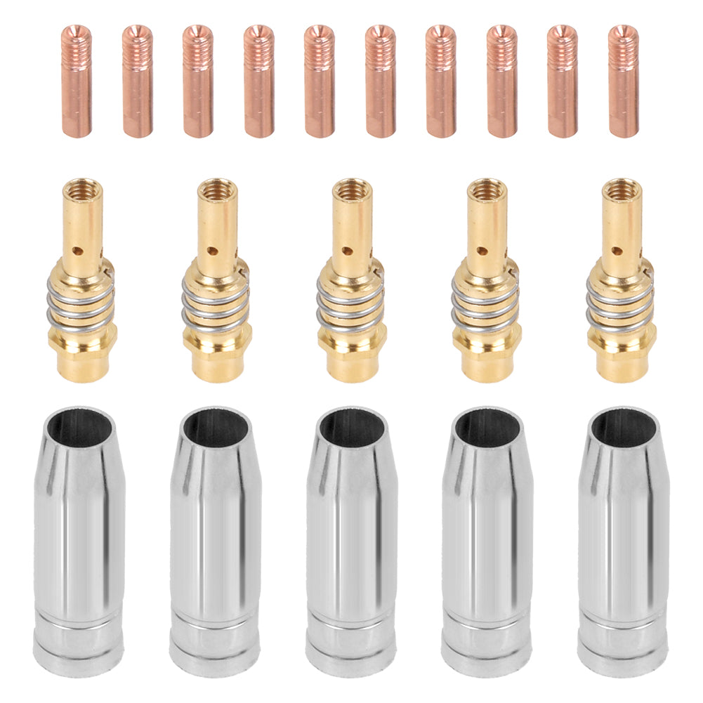24tlg Verschleissteile Set MB15/150 Stromdüse Gasdüse MIG/MAG