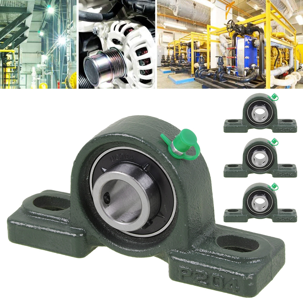 4er Set Lagerbock UCP 204 Stehlager 20mm Welle Gehäuselager