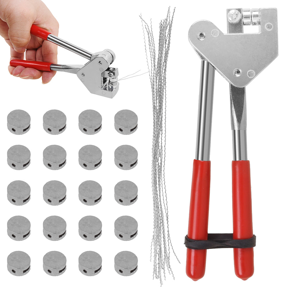 Plombenzange Bleiplombenzange Stahl + 20 Plombendrähte