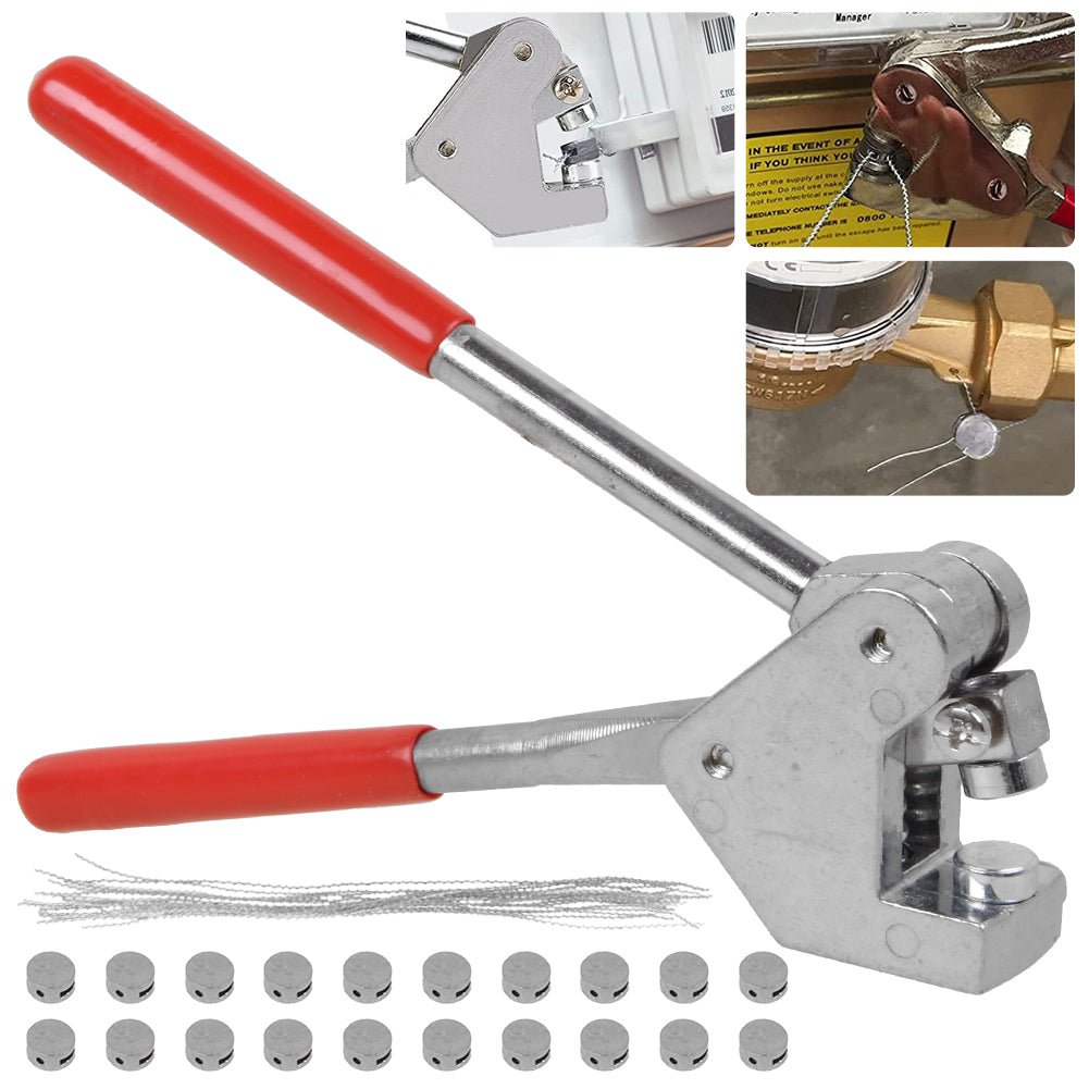 Plombenzange Bleiplombenzange Stahl + 20 Plombendrähte